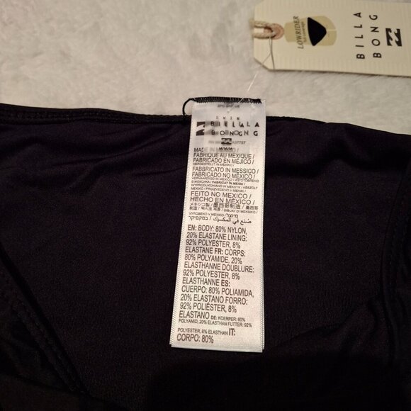 Billabong Sol Searcher Low Rider Bikini Bottom Sz M Sustainable Eco-Conscious - Picture 5 of 10